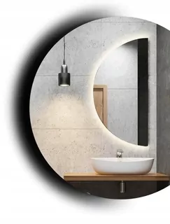 Metanoia zrkadlo Led zrkadlá kruh na stenu 1100 x 1100 mm